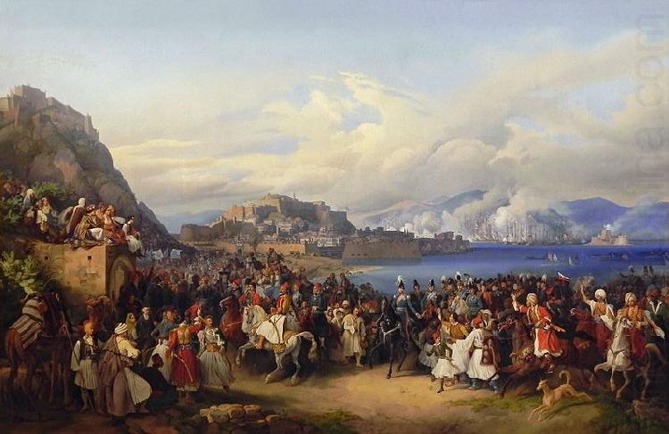 The Entry of King Othon of Greece into Nauplia, Peter von Hess